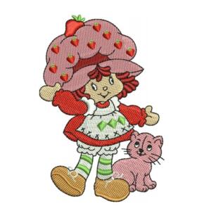 Strawberry Shortcake 3 Embroidery Design