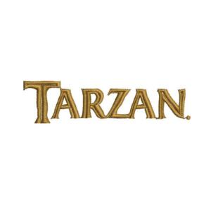 Tarzan Logo Embroidery Design - Machine Embroidery Design