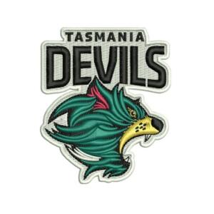 Tasmania Devils Football Club Logo Embroidery Design