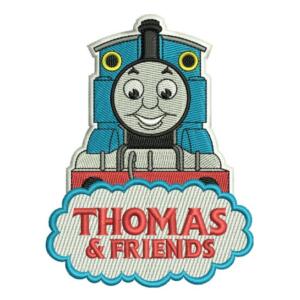 Thomas and Friends Cartoon Embroidery Design for Embroidery Machines