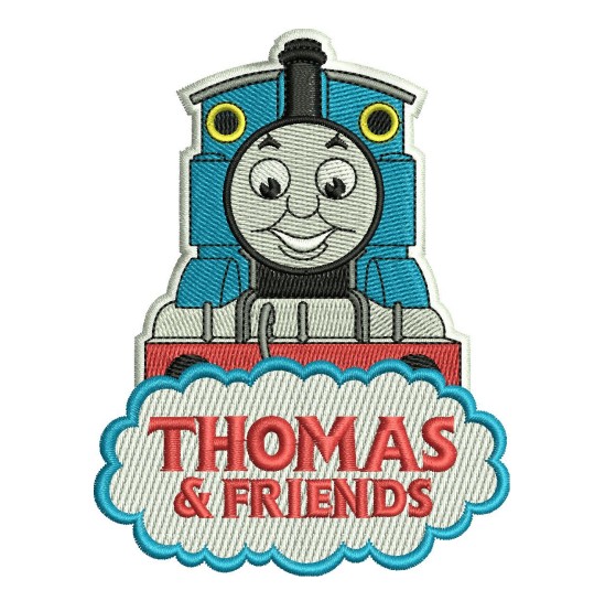 Thomas and Friends Cartoon Embroidery Design for Embroidery Machines