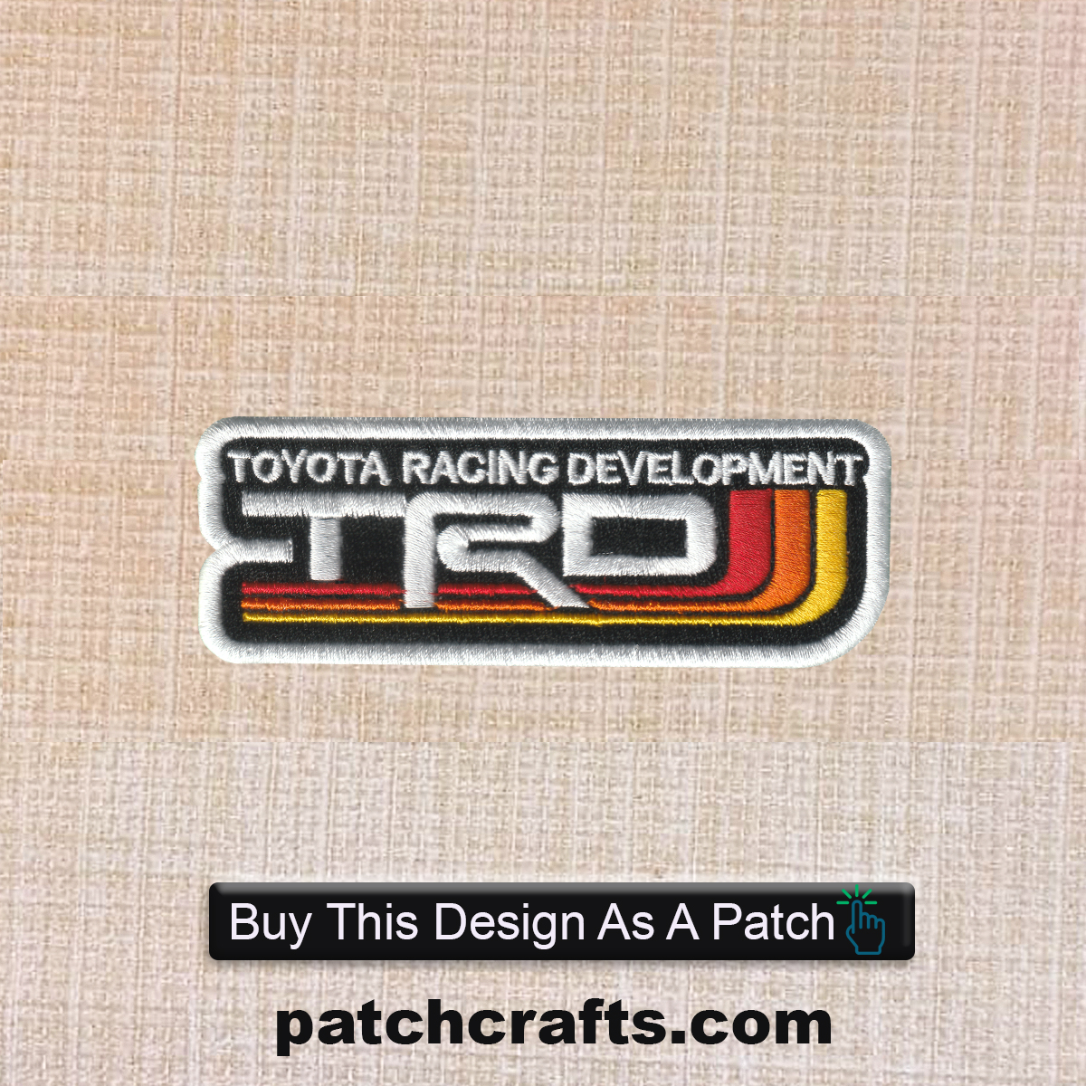 Toyota Racing Development TRD Logo Embroidery Design - Emblanka