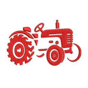 Tractor Embroidery Design