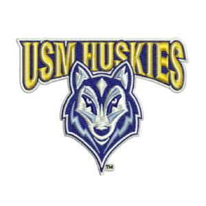 USM Huskies Logo Embroidery Design - Machine Embroidery Design