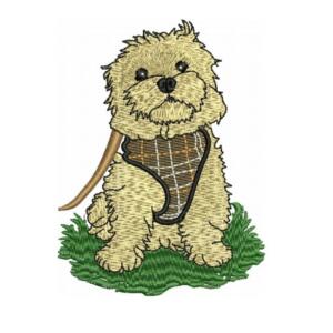 Winnie Cockapoo Dog Embroidery Design